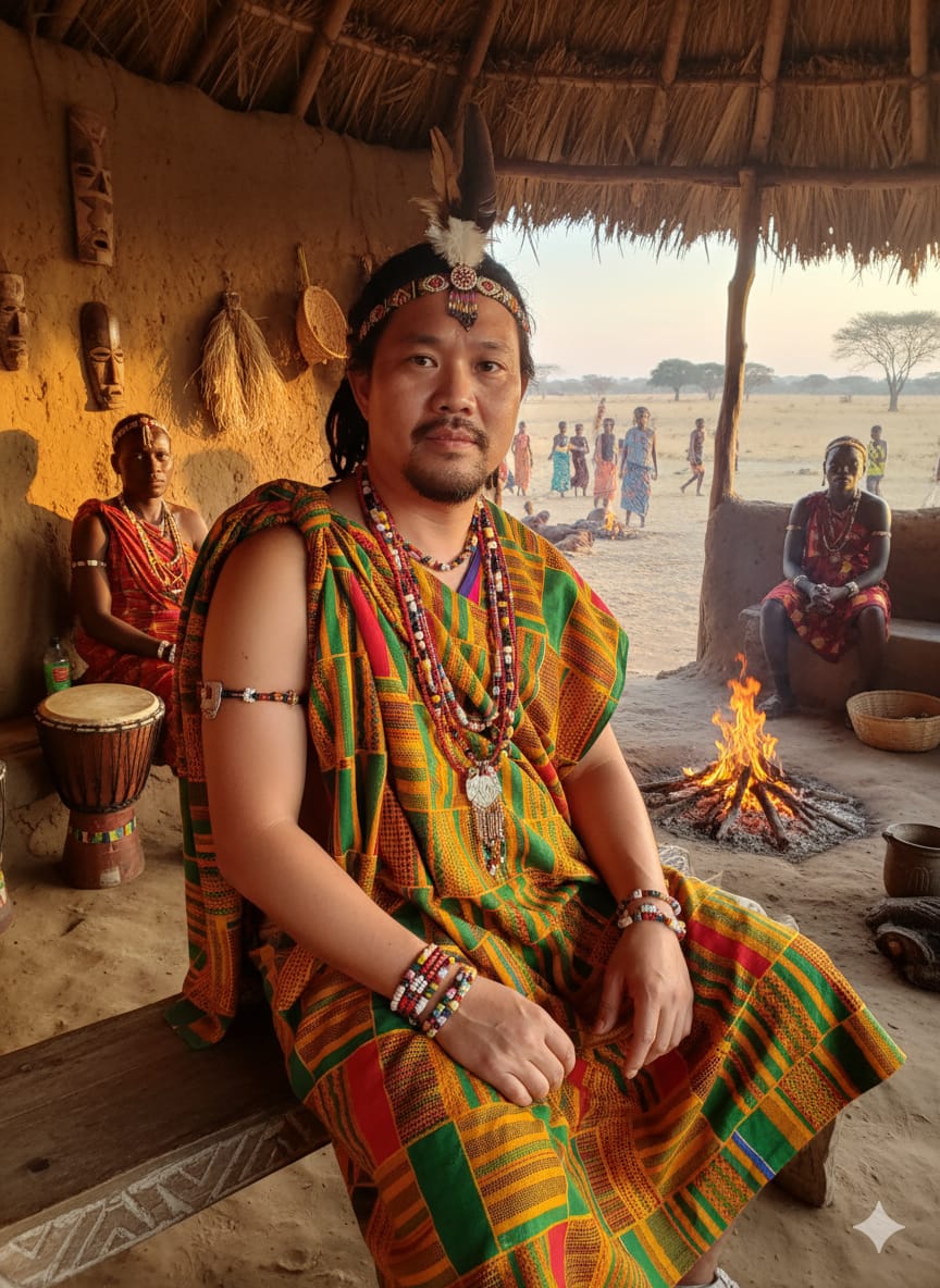 Safari na África com elefantes